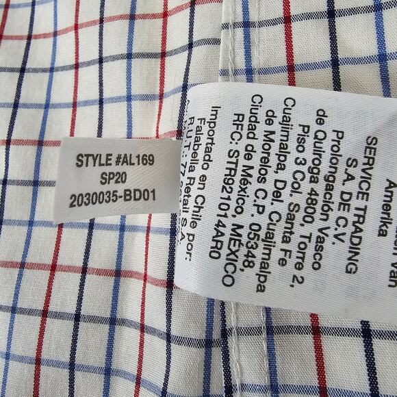 J. Crew Flex Wrinkle Free Dress Shirt Slim fit Men S Tattersall Check L/S - Picture 11 of 11